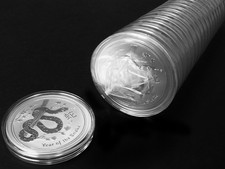 1 Oz Silber Lunar II Schlange Year of the snake, Australien 2013 TOP