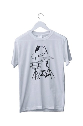 Drummer cat shirt herren - drummer,