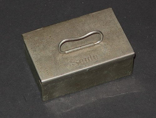 Original wehrmacht blechdose - original,
