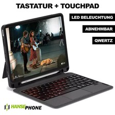Für Apple iPad Mini 6 - Bluetooth Tastatur Tasche Magic Hülle Keyboard LED 8,3"
