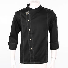 DE~Chef Jacke Herren Damen Kurz/Langarm Restaurant Chefs Mantel Uniform Kochhemd
