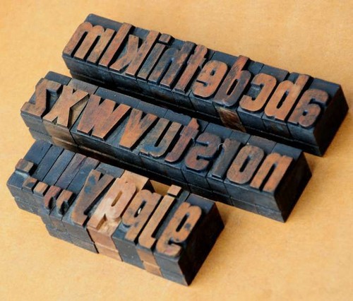Holzbuchstaben 27mm - a-z,