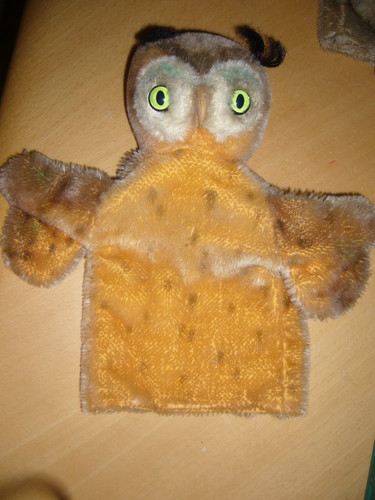 Steiff handpuppe eule - steiff,