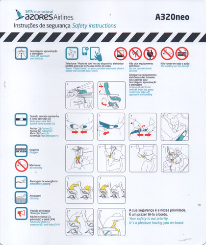 Safety card sata azores - sata,