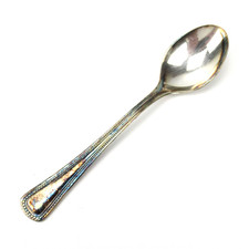 WMF Kaffeelöffel Serie Den Haag Versilbert 90er Silber-Auflage Perlrand 13,2cm