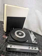 70s Koffer-Plattenspieler, Dual 430 mit Typ P22A, Popart Turntable