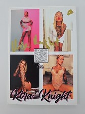 KIRA KNIGHT AUTOGRAMM SIGNIERT AUTOGRAPH SIGNED Autogrammkarte Erotik MODEL