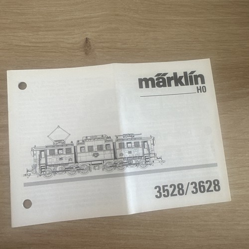Märklin gebrauchsanleitung - märklin, ho