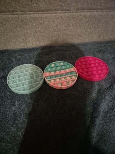 Circle pop its blue - 3, pink