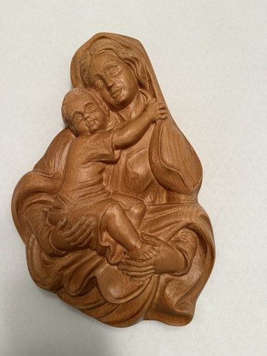 Holzrelief madonna maria - madonna/maria, mit