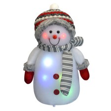 Deko Schneemann LED Beleuchtung Licht Weihnachten Weihnachtsdeko Figur Dekofigur