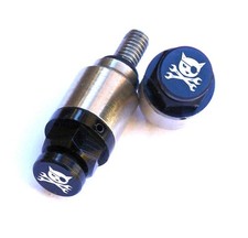  M5 Gabelentlüfter schwarz für Showa Kayaba  zB. Honda Kawasaki Suzuki Yamaha 