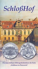 Österreich 10 Euro 2003 Silber Schloss Hof hgh im Blister