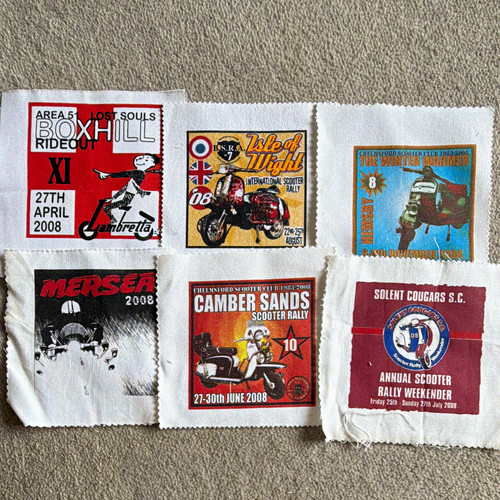 Roller rallye stoff patches - rallye,