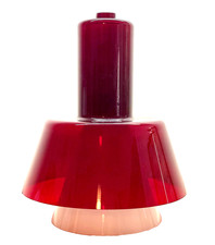 sehr seltene Vintage Glaslampe Wagenfeld ? 1960er  Deckenlampe Lampe   Eames Era
