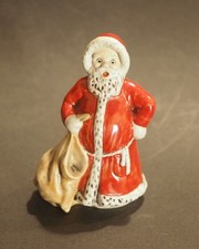 Goebel Weihnachtsmann Porzellan W-Germany 1975  44 350-09 ca. 10,5 cm rot