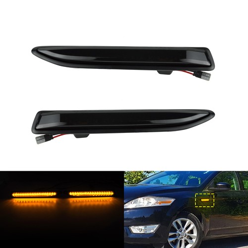 Paar schwarz linse led - paar,