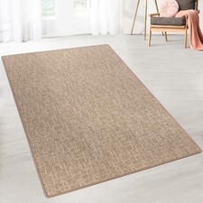 Teppich Alto Meterware - Wohnzimmer Flacher Schlingenflor - Saugroboter geeignet