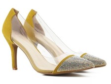 Transparente damenstilettos - transparente,