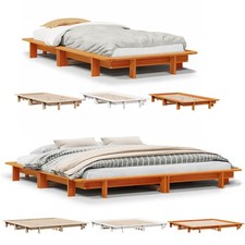 Bettgestell mit Lattenrost Massivholzbett Holzbett Kiefer Einzelbett Doppelbett