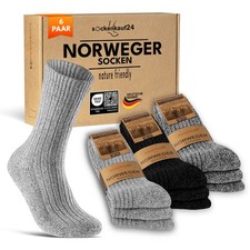 6 Paar Norweger Socken Herren
