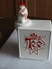 Max Roesler, Keramik-Tee Dose mit chinesischem Motiv,  #47