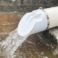 PVC Abflussrohr Rückschlagventil Deckel für Abwassersysteme mit Magnetschutz