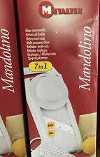 6tlg. Universal - Küchenreibe Mandolino 7 in 1 Reibe Raspel