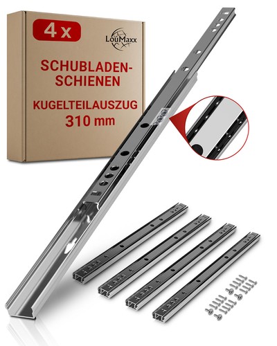 Loumaxx kugelauszug 4er - kugelauszug, set