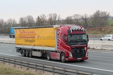 LKW Foto Volvo FH 500 Planensattelzug Deutschland rot Lohmann #m1ph