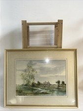 Signiertes/gerahmtes Aquarell