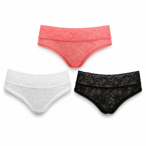 Damen slips 10er pack spitze - damen,