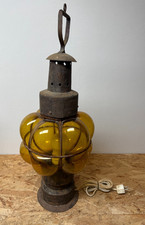 Vintage schmiedeeisen lampe - vintage,
