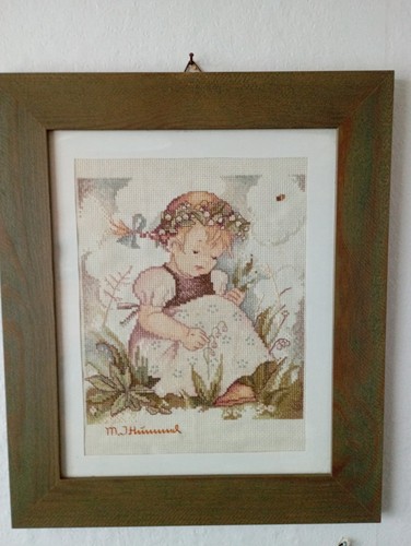 Handgestricktes hummelbild mit - hummelbild,