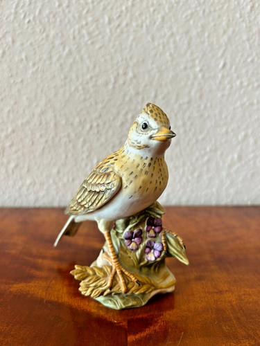 Porzellanfigur feldlerche - porzellanfigur,