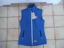 Damen Softshell Weste Pro Team Gr. S in kornblau