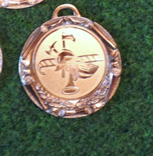 20 große Medaillen Farbe Bronze - II. Wahl mit Band + Emblem #M187 oder Zubehör