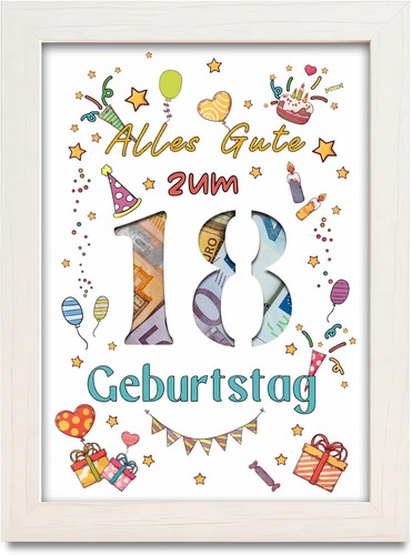 Geburtstag geldgeschenk - 18.,