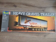 Revell 1:25 Heavy Gravel Trailer 7519 selten original versiegelt 