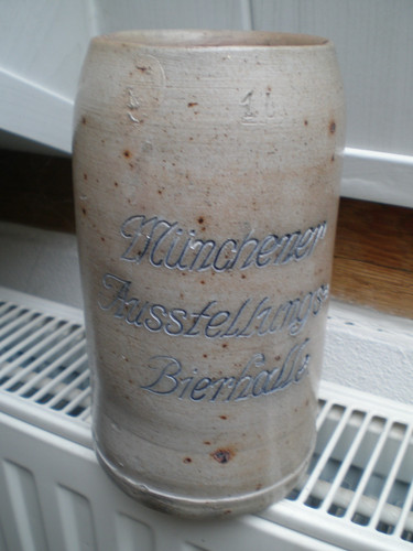 Uralter geritzter bierkrug - geritzter,