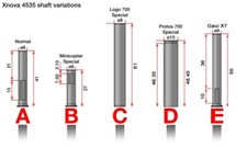 Xnova 4535 Ersatzwelle B