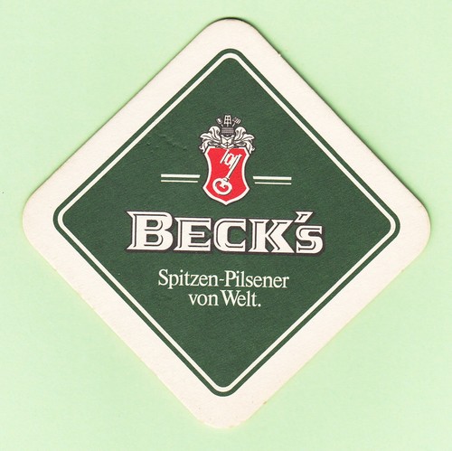 Alter bierdeckel becks - alter,