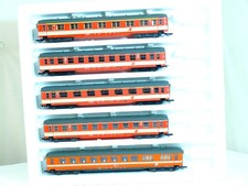 Liliput 886 AC H0  Eilzugwagen-Set  ÖBB Jaffalackierung Ep.IV, KK-Kulissen , OVP