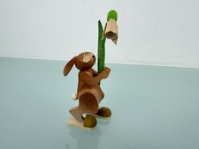 Sammlerfigur Erzi Erzgebirge Holzfigur Hase 12,5 cm Top Zustand 