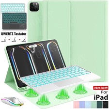Touchpad Beleuchtete Tastatur mit Hülle für Apple iPad Pro 11'' M4 M5 2025 2024