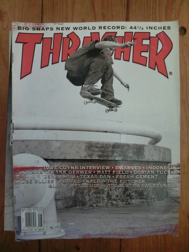 Thrasher skateboard magazine - thrasher,