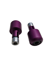 Lenkergewichte ALU-Lenker matt puple Vibrationsdämpfer Lenkerenden Lenker 22 mm