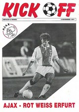 EC Ajax Amsterdam - Rot Weiss Erfurt  6.11.91