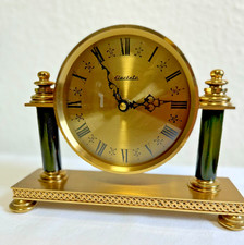 Vintage Tischuhr Messing