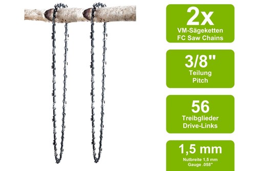 Sägeketten passend für - 2,